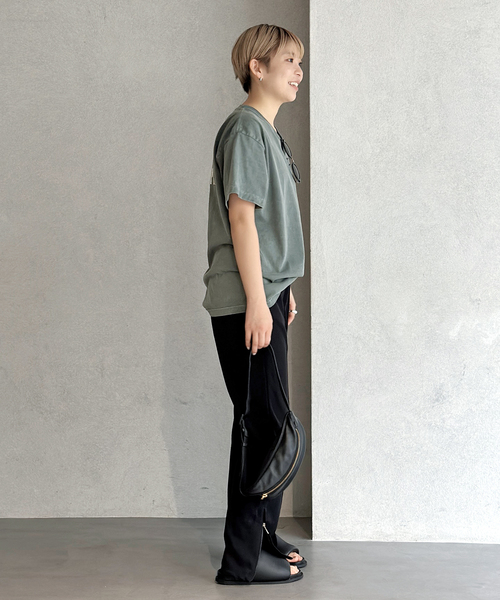 AP STUDIO（エーピーストゥディオ）の「WATER’S WHITE RUBY Print TEE（Tシャツ/カットソー・レディース・ホワイト/グリーン・FREE）」の18枚目の写真