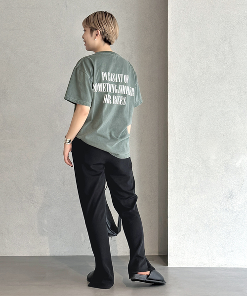 AP STUDIO（エーピーストゥディオ）の「WATER’S WHITE RUBY Print TEE（Tシャツ/カットソー・レディース・ホワイト/グリーン・FREE）」の19枚目の写真