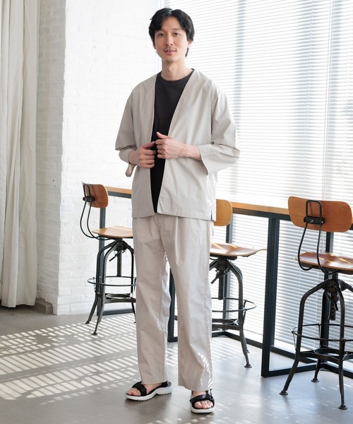 GLOBAL WORK（グローバルワーク）の「エアかるワイドパンツ/102628（その他パンツ・メンズ・チャコール/ブラック/ライトグレー/ブルー系その他7・LARGE/MEDIUM/SMALL）」の10枚目の写真