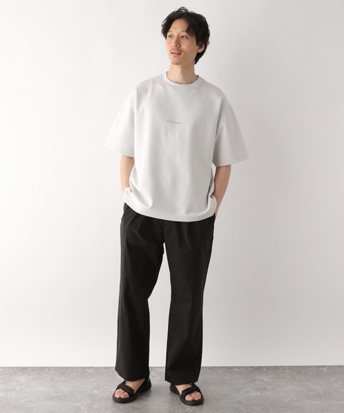 GLOBAL WORK（グローバルワーク）の「エアかるワイドパンツ/102628（その他パンツ・メンズ・チャコール/ブラック/ライトグレー/ブルー系その他7・LARGE/MEDIUM/SMALL）」の21枚目の写真