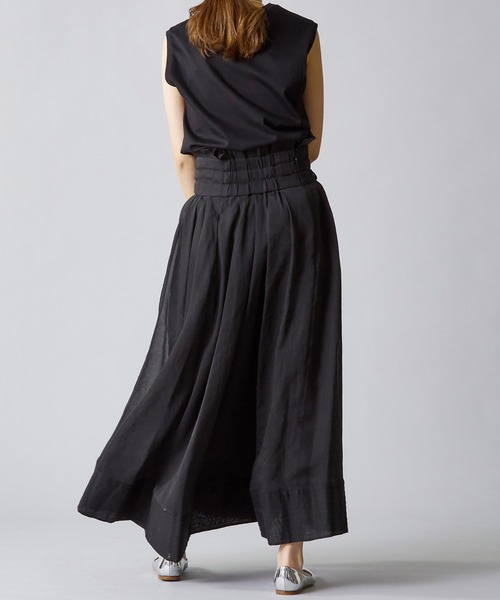 1er Arrondissement（プルミエアロンディスモン）の「コットンスムースタンクTシャツ（Tシャツ/カットソー・レディース・ブラック/オフホワイト/チャコールグレー・FREE）」の18枚目の写真