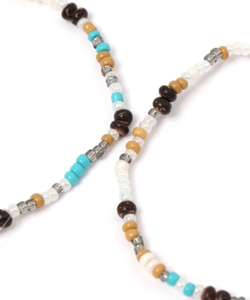 studio CLIP（スタディオクリップ）の「【daily CLIP】カラービーズブレスレット（ブレスレット・レディース・ピンク/ブルー・FREE）」の4枚目の写真