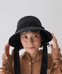 Casselini キャセリーニ リボン付き ストローハット FREAK'S STORE（フリークスストア）の「Casselini/キャセリーニ