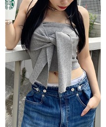 EVRIS | リボンニットベアビスチェ(キャミソール)