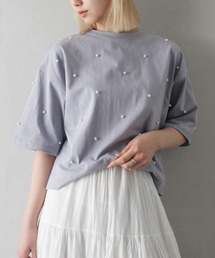パール付 Tシャツ
