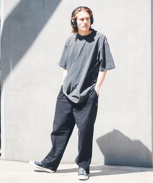 SHAKA WeAR(シャカウェア)の「【SHAKA WEAR/シャカウェア】GARMENT DYE SHORT SLEEVE ガーメントダイ 8カラー展開 ヘビーウェイト ビッグシルエット ユニセックス 無地半袖Tシャツ(Tシャツ/カットソー・メンズ・ブラック系その他2/ブラック/ホワイト/ブルー系その他/ブラック系その他/イエロー系その他/レッド系その他/ブルー系その他2・SMALL/XX-LARGE/X-LARGE/LARGE/MEDIUM)」の9枚目の写真