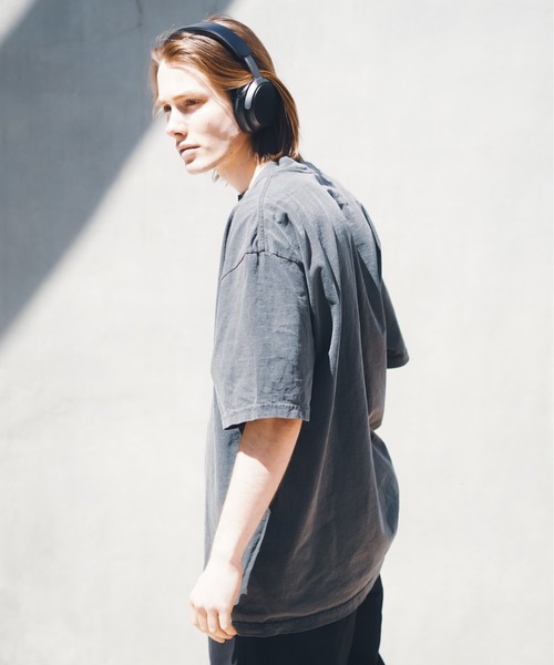SHAKA WeAR(シャカウェア)の「【SHAKA WEAR/シャカウェア】GARMENT DYE SHORT SLEEVE ガーメントダイ 8カラー展開 ヘビーウェイト ビッグシルエット ユニセックス 無地半袖Tシャツ(Tシャツ/カットソー・メンズ・ブラック系その他2/ブラック/ホワイト/ブルー系その他/ブラック系その他/イエロー系その他/レッド系その他/ブルー系その他2・SMALL/XX-LARGE/X-LARGE/LARGE/MEDIUM)」の12枚目の写真