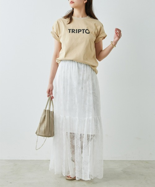 ガリャルラダガランテ 今期スプレー柄スカート ガリャルラダガランテ 今期スプレー柄スカート