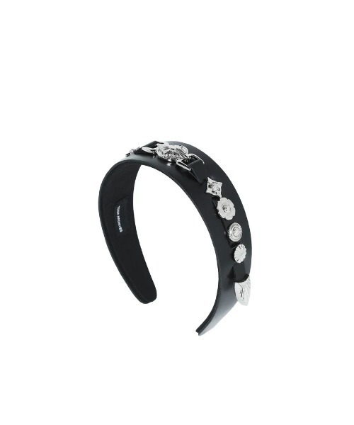 TOGA(トーガ)の「LEATHER HEADBAND 2(ヘアバンド・レディース・ブラック・ONE SIZE)」の1枚目の写真
