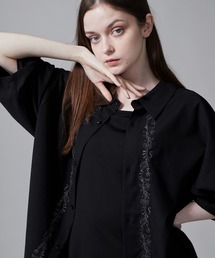 LUCY | LUCY/【24年春夏新作】TRフラワーモチーフシャツ(シャツ/ブラウス)