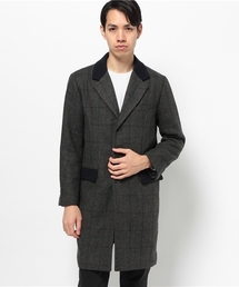 SEVENDAYS=SUNDAY | ＨＡＲＲＩＳ　ＴＷＥＥＤ切替　チェスターコート(ピーコート)