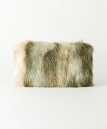 La Maison de Lyllis | La Maison de Lyllis　フェイクファークラッチバッグ/ L/M/d/L FUR CLT(クラッチバッグ)