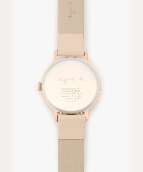 agnes b.（アニエスベー）の「LM02 WATCH FCSK901 時計（アナログ腕時計・レディース・ホワイト・FREE）」の2枚目の写真