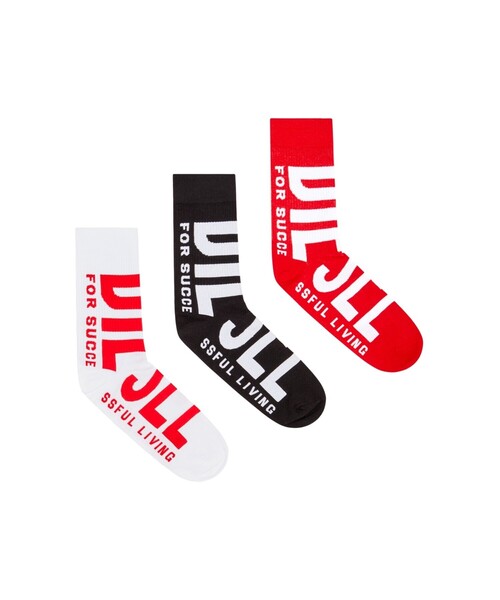 DIESEL（ディーゼル）の「メンズ ソックス 3枚パック（ソックス/靴下・メンズ・マルチ・MEDIUM/LARGE/SMALL）」の2枚目の写真