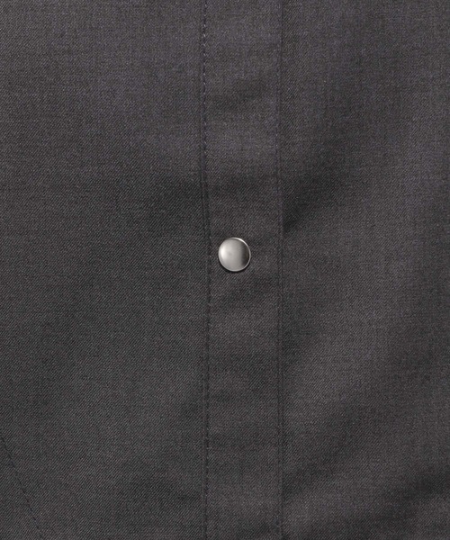 HARE（ハレ）の「ジップドロストショートシャツ(HARE)（シャツ/ブラウス・レディース・グレー/ブラック・FREE）」の18枚目の写真