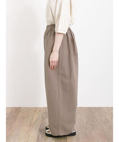 Samansa Mos2(サマンサ モスモス)の「カットドビーギャザーパンツ(その他パンツ・レディース・モカ/ブラック/キナリ・F)」の22枚目の写真