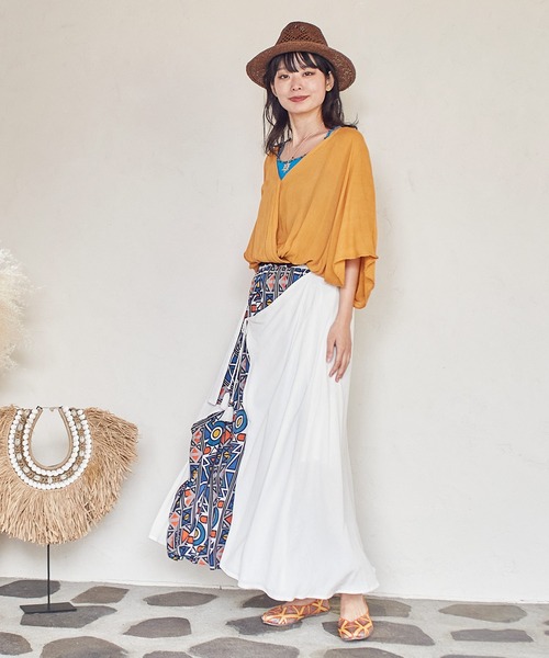 チャイハネ（チャイハネ）の「【チャイハネ】オルベレ変形スカート