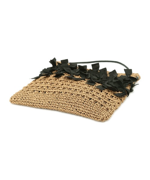 ROPE' PICNIC(ロペピクニック)の「【一部店舗限定】ペーパー手編みリボントートバッグ(トートバッグ・レディース・ホワイト/ブラック・FREE)」の14枚目の写真