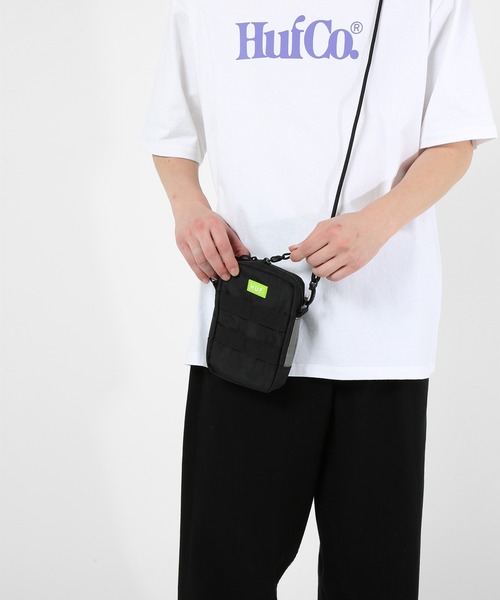 HUF（ハフ）の「EMBARCADERO POUCH / HUF ハフ ポーチ（ボディバッグ/ウエストポーチ・メンズ・ブラック・O/S）」の5枚目の写真