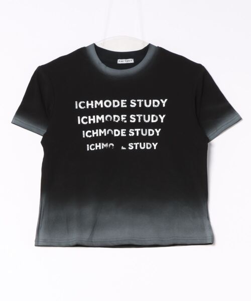 LAC-VERT(ラック・ヴェール)の「グラデーションロゴTシャツ(Tシャツ/カットソー・レディース・ブラック/グレー/ホワイト・FREE)」の7枚目の写真