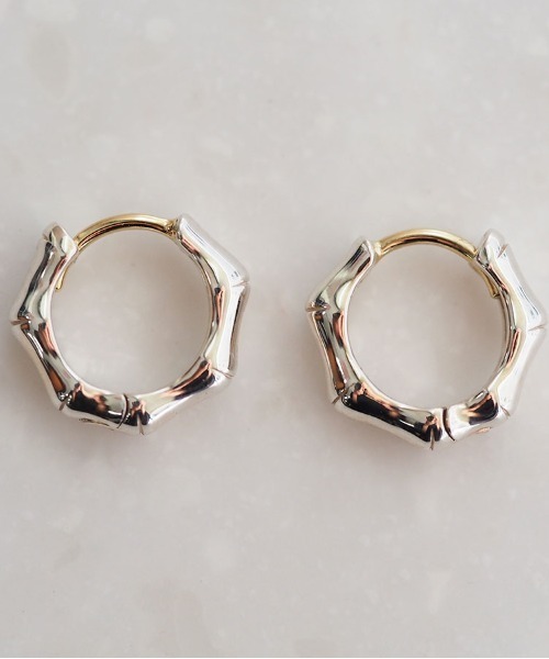 sowi（ソーイ）の「SV　Bamboo　ピアス　【ECモール限定】（ピアス（両耳用）・レディース・シルバー・ﾌﾘ-）」の10枚目の写真