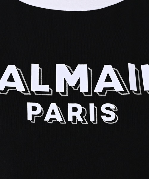 BALMAIN（バルマン）の「【BALMAIN】リンガーTシャツワンピース/ロゴTシャツ（ワンピース・レディース・ブラック・12Y/14Y）」の4枚目の写真