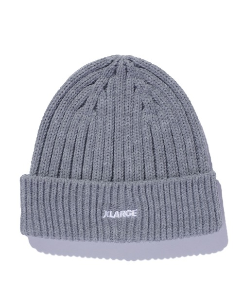 XLARGE（エクストララージ）の「RIB KNIT CAP（ニットキャップ/ビーニー・メンズ・オフホワイト/ブルー/グレー/パープル/ブラック/ブラウン・ONE SIZE）」の3枚目の写真