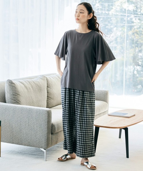 セール】and myera チェックなキュロットパンツ（その他