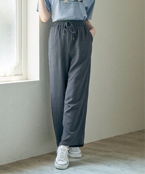 ikka(イッカ)の「イージーワイドパンツ(その他パンツ・レディース・チャコールグレー/ダークグリーン/モカ・M/L/S)」の10枚目の写真