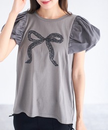【ZOZO限定】レースリボンプリントTシャツ