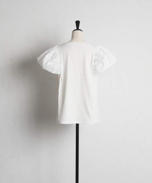 tocco closet(トッコ クローゼット)の「【ZOZO限定】レースリボンプリントTシャツ(Tシャツ/カットソー・レディース・ブラック/オフホワイト/グレー・M)」の16枚目の写真