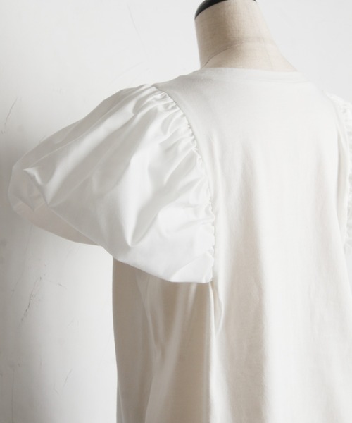 tocco closet(トッコ クローゼット)の「【ZOZO限定】レースリボンプリントTシャツ(Tシャツ/カットソー・レディース・ブラック/オフホワイト/グレー・M)」の15枚目の写真
