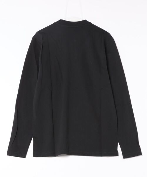 NIKE（ナイキ）の「《NIKEアパレル》ﾅｲｷ ｸﾗﾌﾞ HENLEY L/S ﾄｯﾌﾟ（Tシャツ/カットソー・メンズ・ブラック/ホワイト系その他・L/M/XL/2XL/S）」の3枚目の写真