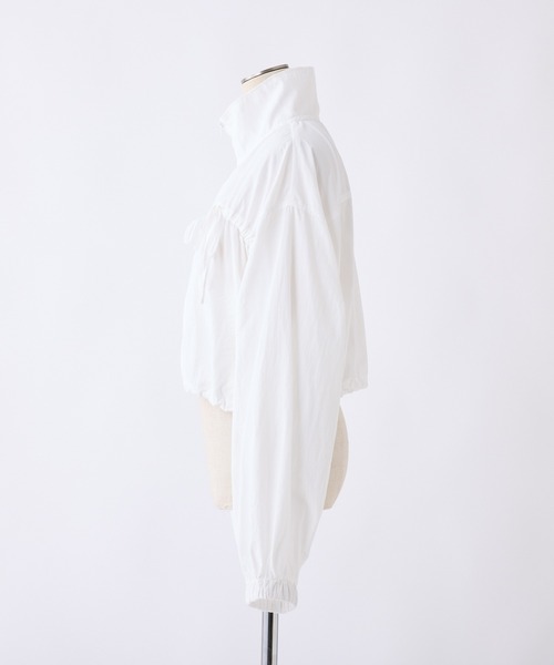 one after another NICE CLAUP（ワンアフターアナザーナイスクラップ）の「ダブルZIPリボンブルゾン（ナイロンジャケット・レディース・ホワイト系その他/オフホワイト/ブラック系その他/グレー・FREE）」の19枚目の写真