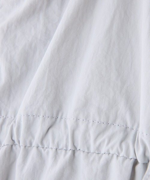 one after another NICE CLAUP（ワンアフターアナザーナイスクラップ）の「ダブルZIPリボンブルゾン（ナイロンジャケット・レディース・ホワイト系その他/オフホワイト/ブラック系その他/グレー・FREE）」の9枚目の写真