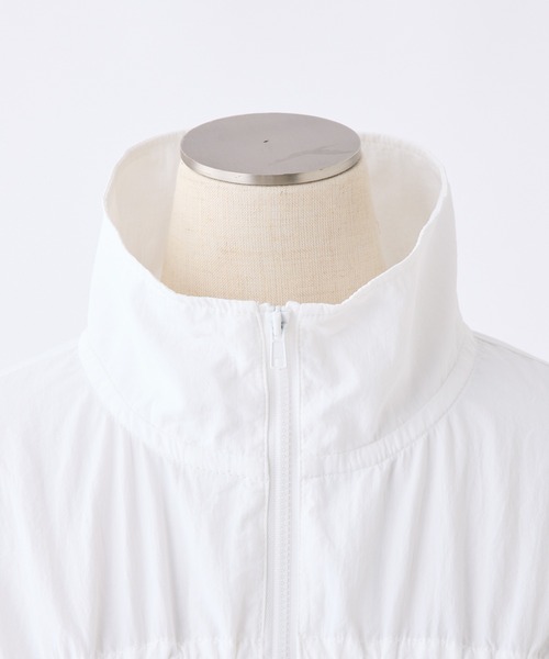 one after another NICE CLAUP（ワンアフターアナザーナイスクラップ）の「ダブルZIPリボンブルゾン（ナイロンジャケット・レディース・ホワイト系その他/オフホワイト/ブラック系その他/グレー・FREE）」の17枚目の写真