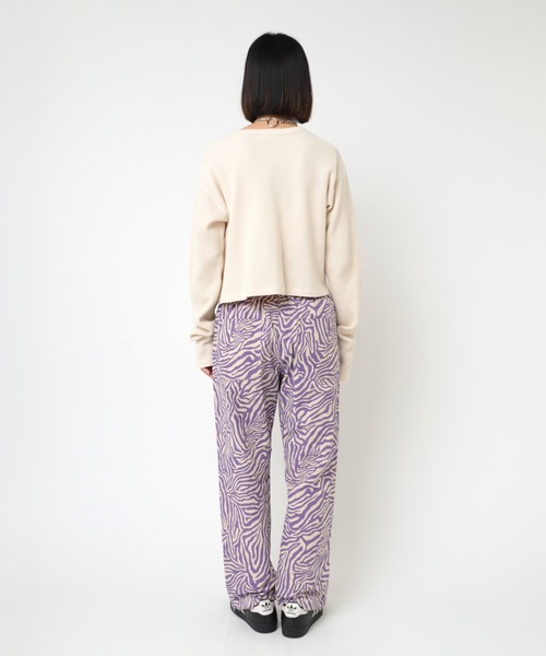 RNA(アールエヌエー)の「M2295 ピグメントダイワッフルチビロンT(Tシャツ/カットソー・レディース・ネイビー/ホワイト系その他/ピンク・MEDIUM)」の12枚目の写真