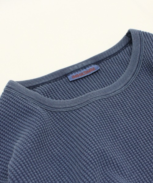 RNA(アールエヌエー)の「M2295 ピグメントダイワッフルチビロンT(Tシャツ/カットソー・レディース・ネイビー/ホワイト系その他/ピンク・MEDIUM)」の22枚目の写真
