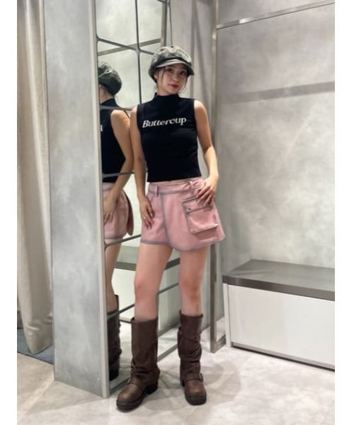 LAGUA GEM(ラグアジェム)の「INK BLUR スコート(その他パンツ・レディース・ブラック/ライトピンク・X-SMALL/SMALL/MEDIUM)」の21枚目の写真