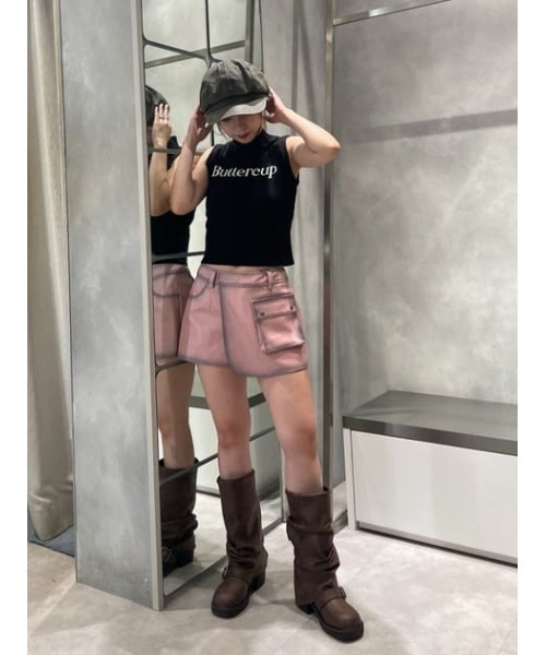 LAGUA GEM(ラグアジェム)の「INK BLUR スコート(その他パンツ・レディース・ブラック/ライトピンク・X-SMALL/SMALL/MEDIUM)」の22枚目の写真