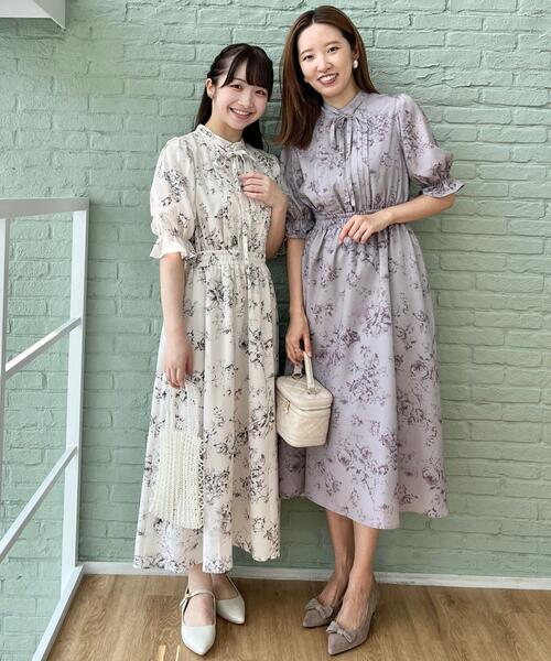 couture brooch(クチュールブローチ)の「◆【オトナのためのクラシカルワンピ】花柄5分袖ワンピース(ワンピース・レディース・ホワイト系3/ベージュ系その他4・42/38/36)」の20枚目の写真