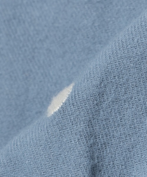 petit main(プティマイン)の「ハート刺繍ロンパース(ロンパース・キッズ・キナリ/ブルー・70cm/80cm)」の7枚目の写真