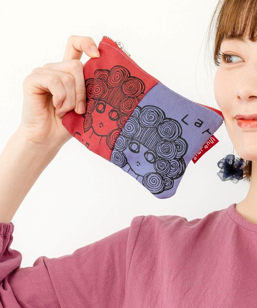 ScoLar(スカラー)の「643800:スカラーちゃん×スカラーちゃんキャンバスポーチ(ポーチ・レディース・ブルー/レッド/イエロー・FREE)」の21枚目の写真