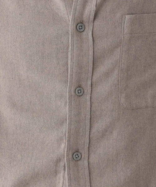 GLOBAL WORK(グローバルワーク)の「やわらかリッチネルバンドカラーシャツ/116354(シャツ/ブラウス・メンズ・オフホワイト/グレー系1・SMALL/MEDIUM/LARGE/X-LARGE)」の20枚目の写真