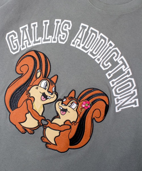 GALLIS ADDICTION（ガリスアディクション）の「GARISU-恋人とはーとロンT（Tシャツ/カットソー・メンズ・ラベンダー/チャコール・M/L）」の20枚目の写真