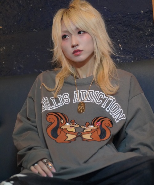 LIBERTINE LIBERTINE【※難あり未使用】ロングシャツ S 白 セール】GARISU-恋人とはーとロンT（Tシャツ/カットソー