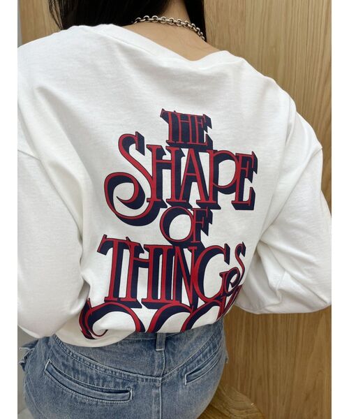 EVRIS（エヴリス）の「THE SHAPE ロンT（Tシャツ/カットソー・レディース・ブラック/ホワイト/ピンク・FREE）」の9枚目の写真