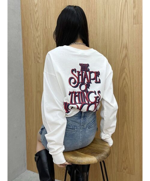 EVRIS（エヴリス）の「THE SHAPE ロンT（Tシャツ/カットソー・レディース・ブラック/ホワイト/ピンク・FREE）」の11枚目の写真