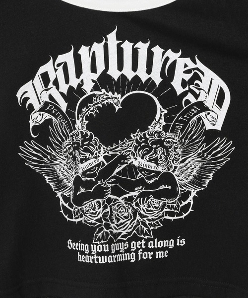 3.3 Field Trip （3.3フィールドトリップ）の「3.3 Field Trip／パンクプリントロングスリーブ（Tシャツ/カットソー・レディース・ブラック/ホワイト・FREE）」の17枚目の写真