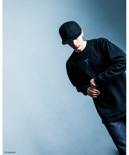 TAKAHIROMIYASHITATheSoloIst.（タカヒロミヤシタザソロイスト）の「59FIFTY.(I AM THE RANGERS）（キャップ・メンズ・ブラック・7 5/8/7 1/2/7 3/8/7 1/4/7 3/4）」の4枚目の写真